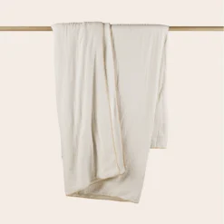 Couvre-lit DASHAN Ecru Et Feston Ocre -Décoration & meubles pour la maison couvre lit DASHAN 009037 N1 8