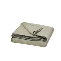 Couvre-lit ILARIO Sauge Et Feston Noir -Décoration & meubles pour la maison couvre lit ILARIO 008010 V3FG packshot