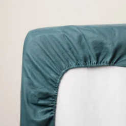 Drap Housse CARLINA Pétrole -Décoration & meubles pour la maison drap housse CARLINA 005726 BV 5