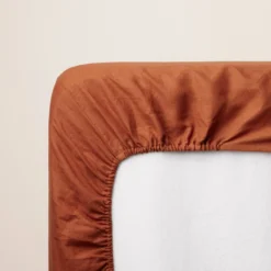 Drap Housse CARLINA Terracotta 7 Drap Housse CARLINA Terracotta -Décoration & meubles pour la maison drap housse CARLINA 005726 M9 5