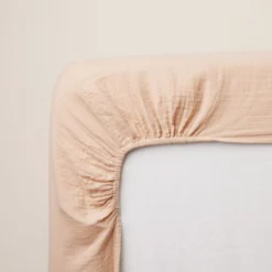 Drap Housse LOU Pêche Rosé 8 Drap Housse LOU Pêche Rosé -Décoration & meubles pour la maison drap housse LOU 007610 R3 5