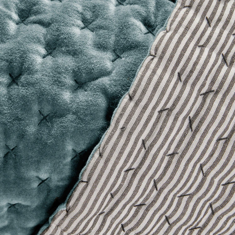 Edredon MALO Kaki Grisé 9 Edredon MALO Kaki Grisé – Image 9