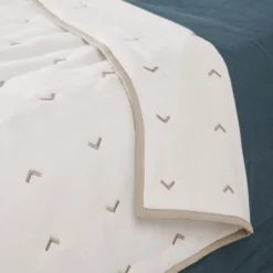 Edredon VINNIE Blanc Et Naturel 16 Edredon VINNIE Blanc Et Naturel -Décoration & meubles pour la maison edredon VINNIE 008430 WN 7