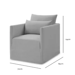 Fauteuil BOHEME Gris Anthracite -Décoration & meubles pour la maison fauteuil BOHEME 006608 G9 9