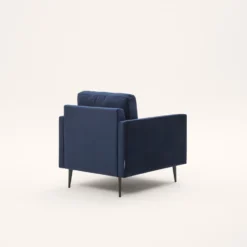 Fauteuil CESARE Velours Bleu Nuit -Décoration & meubles pour la maison fauteuil CESARE 007732 B20 6