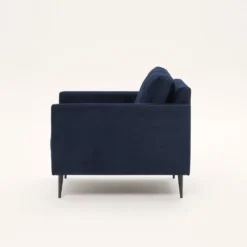 Fauteuil CESARE Velours Bleu Nuit -Décoration & meubles pour la maison fauteuil CESARE 007732 B20 7
