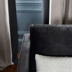 Fauteuil CESARE Velours Vintage Graphite -Décoration & meubles pour la maison fauteuil CESARE 007732 G8 ND 2