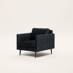 Fauteuil CESARE Velours Vintage Graphite -Décoration & meubles pour la maison fauteuil CESARE 007732 G8 ND 5