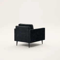 Fauteuil CESARE Velours Vintage Graphite -Décoration & meubles pour la maison fauteuil CESARE 007732 G8 ND 6