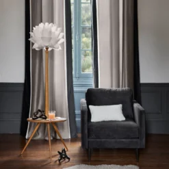 Fauteuil CESARE Velours Vintage Graphite -Décoration & meubles pour la maison fauteuil CESARE 007732 G8 ND 1