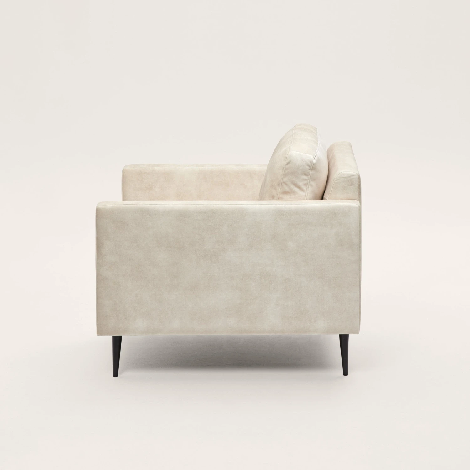 Fauteuil CESARE Velours Vintage Calcaire 6 Fauteuil CESARE Velours Vintage Calcaire – Image 6