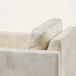 Fauteuil CESARE Velours Vintage Calcaire 15 Fauteuil CESARE Velours Vintage Calcaire -Décoration & meubles pour la maison fauteuil CESARE 007732 N2 ND 8