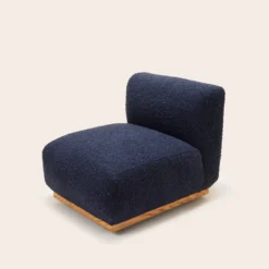 Fauteuil IZORE Bleu Crépuscule -Décoration & meubles pour la maison fauteuil IZORE 009084 B20 5