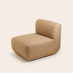 Fauteuil IZORE Naturel Et Moutarde -Décoration & meubles pour la maison fauteuil IZORE 009084 NJ 5