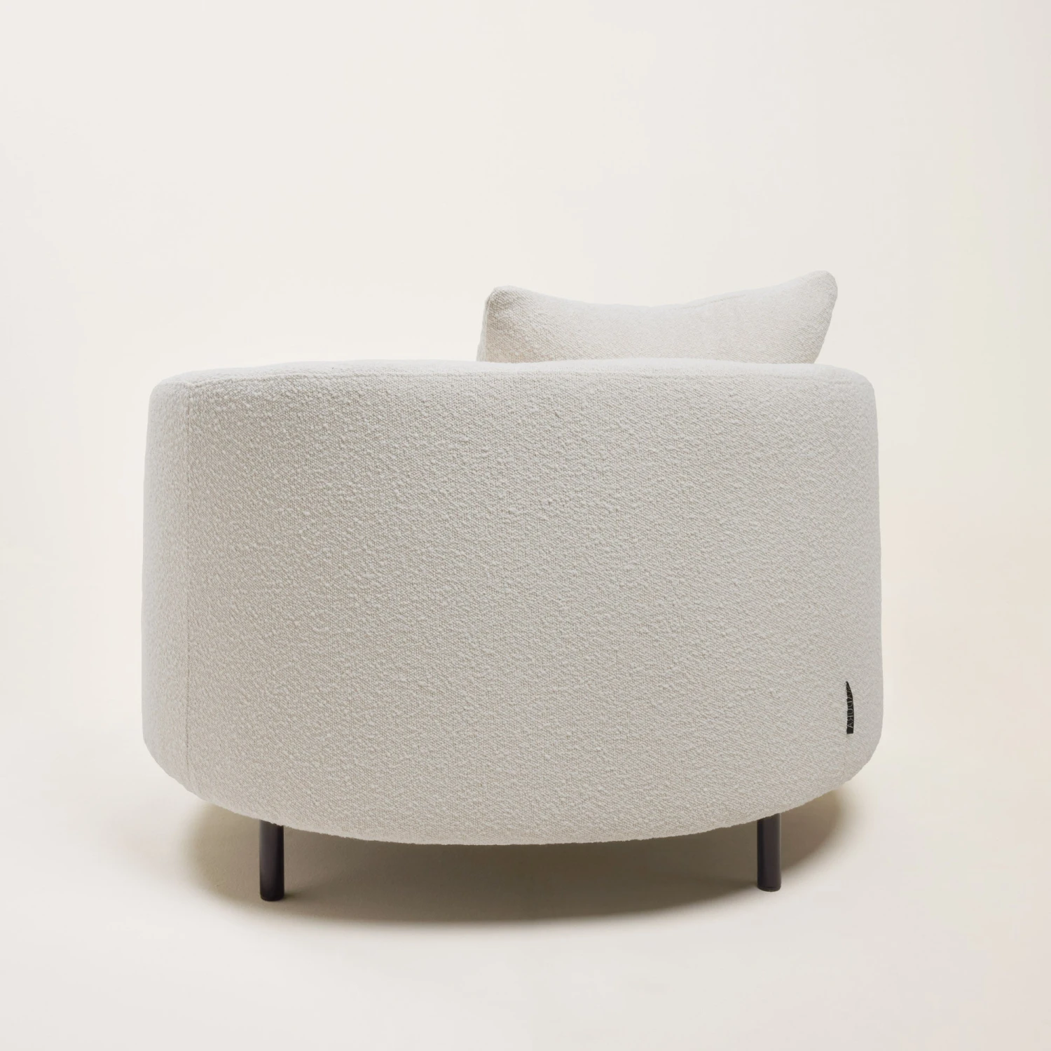 Fauteuil JULIKA écru Bouclé 6 Fauteuil JULIKA écru Bouclé – Image 6