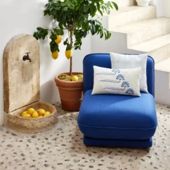 Fauteuil NICCOLO Bleu Outremer -Décoration & meubles pour la maison fauteuil NICCOLO 009081 B19 1