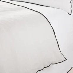 Housse D'édredon CARLINA Calcaire Et Bourdon Noir 13 Housse D'édredon CARLINA Calcaire Et Bourdon Noir -Décoration & meubles pour la maison housse d edredon CARLINA 006501 N2G 6