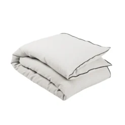 Housse D'édredon CARLINA Calcaire Et Bourdon Noir 15 Housse D'édredon CARLINA Calcaire Et Bourdon Noir -Décoration & meubles pour la maison housse d edredon CARLINA 006501 N2G packshot