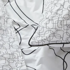 Housse De Couette ARIANA Blanc Et Noir -Décoration & meubles pour la maison housse de couette ARIANA 007592 WG 7