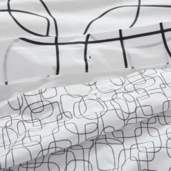 Housse De Couette ARIANA Blanc Et Noir -Décoration & meubles pour la maison housse de couette ARIANA 007592 WG 8