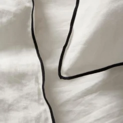 Housse De Couette CARLINA Calcaire Et Bourdon Noir -Décoration & meubles pour la maison housse de couette CARLINA 005724 N2G 7