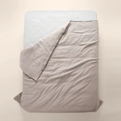 Housse De Couette CARLINA Ficelle Et Bourdon Noir -Décoration & meubles pour la maison housse de couette CARLINA 005724 N3G 5