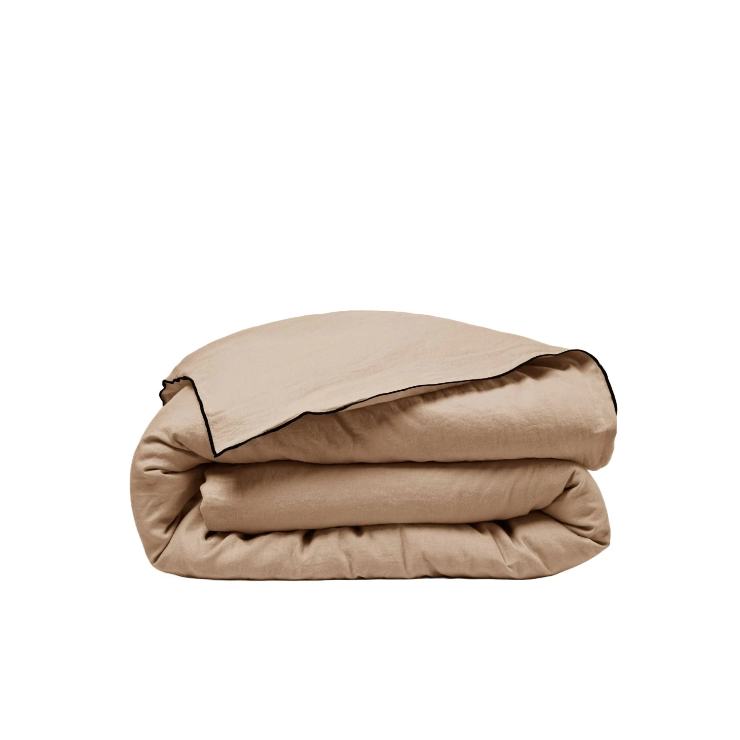 Housse De Couette CARLINA Sable Et Bourdon Noir 9 Housse De Couette CARLINA Sable Et Bourdon Noir – Image 9