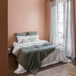 Housse De Couette CARLINA Blanc Pur Et Bourdon Noir -Décoration & meubles pour la maison housse de couette CARLINA 005724 WG 2