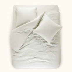 Housse De Couette FINEA Ivoire Et Vert De Gris 15 Housse De Couette FINEA Ivoire Et Vert De Gris -Décoration & meubles pour la maison housse de couette FINEA 009162 WV 5