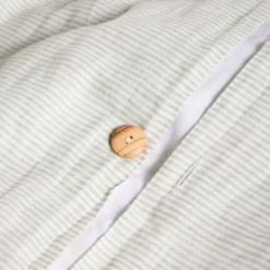 Housse De Couette FINEA Ivoire Et Vert De Gris 16 Housse De Couette FINEA Ivoire Et Vert De Gris -Décoration & meubles pour la maison housse de couette FINEA 009162 WV 6