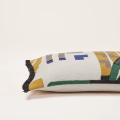 Housse De Coussin AIYANA Naturel Et Cobalt -Décoration & meubles pour la maison housse de coussin AIYANA 008441 NB CM 6