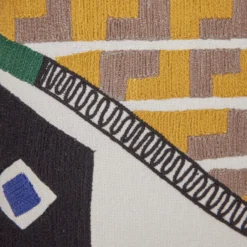 Housse De Coussin AIYANA Naturel Et Cobalt -Décoration & meubles pour la maison housse de coussin AIYANA 008441 NB CM 7