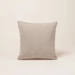 Housse De Coussin ALEJANDRO écru Ocre Et Noir