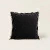 Housse De Coussin ANJALI Carbone