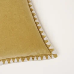 Housse De Coussin ANJALI Jaune Indien Et Naturel -Décoration & meubles pour la maison housse de coussin ANJALI 007866 JN C1 5