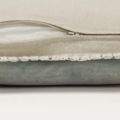 Housse De Coussin ANJALI Céladon Et Naturel 20 Housse De Coussin ANJALI Céladon Et Naturel -Décoration & meubles pour la maison housse de coussin ANJALI 007866 VN C1 10