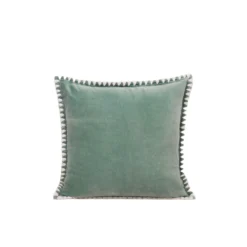 Housse De Coussin ANJALI Céladon Et Naturel 21 Housse De Coussin ANJALI Céladon Et Naturel -Décoration & meubles pour la maison housse de coussin ANJALI 007866 VN C1 packshot