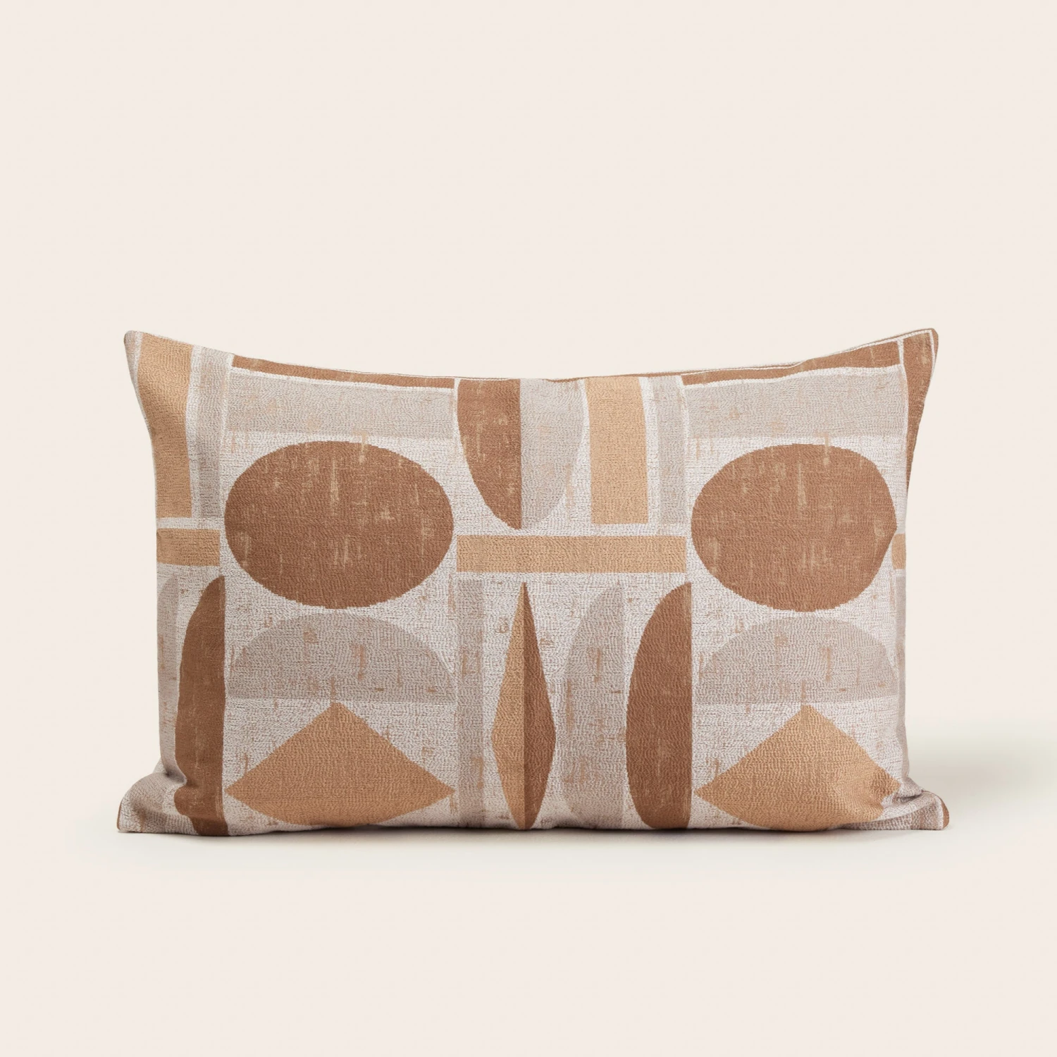 Housse De Coussin ANOKI Beige Et Brun 4 Housse De Coussin ANOKI Beige Et Brun – Image 4