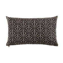 Housse De Coussin ARDECO Noir Et Nickel 13 Housse De Coussin ARDECO Noir Et Nickel -Décoration & meubles pour la maison housse de coussin ARDECO 006374 GN CM packshot