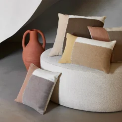 Housse De Coussin AREZ Jaune Maïs Et Sienne -Décoration & meubles pour la maison housse de coussin AREZ 008425 JO CM 9