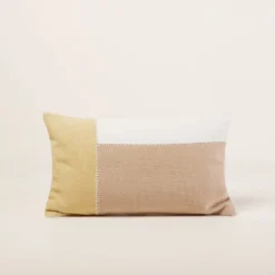 Housse De Coussin AREZ Jaune Maïs Et Sienne
