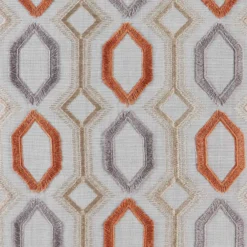 Housse De Coussin BARTOLO Gris Et Orange Brulée -Décoration & meubles pour la maison housse de coussin BARTOLO 006614 GO C1 5