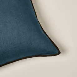 Housse De Coussin CARLINA Pétrole Et Bourdon Noir -Décoration & meubles pour la maison housse de coussin CARLINA 006407 BVG C1 5