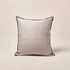 Housse De Coussin CARLINA Ficelle Et Bourdon Noir -Décoration & meubles pour la maison housse de coussin CARLINA 006407 N3G C1 4