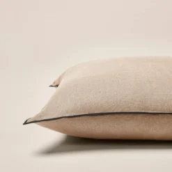 Housse De Coussin CARLINA Sable Et Bourdon Noir -Décoration & meubles pour la maison housse de coussin CARLINA 006407 N4G C1 6