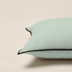 Housse De Coussin CARLINA Tilleul Et Bourdon Noir -Décoration & meubles pour la maison housse de coussin CARLINA 006407 V2G C4 6