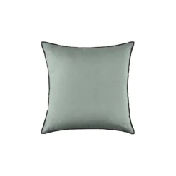 Housse De Coussin CARLINA Vert De Gris Et Bourdon Noir -Décoration & meubles pour la maison housse de coussin CARLINA 006407 V4G C1 packshot