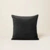 Housse De Coussin CASTIGLIONE Noir Et Taupe