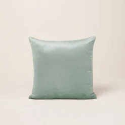 Housse De Coussin CASTIGLIONE Céladon Et Taupe