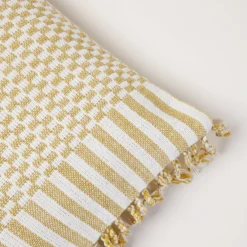 Housse De Coussin FARIK Ivoire Et Moutarde -Décoration & meubles pour la maison housse de coussin FARIK 008424 WJ C1 5